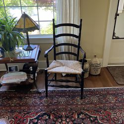 Antique Ladder Back Chairs  Thumbnail