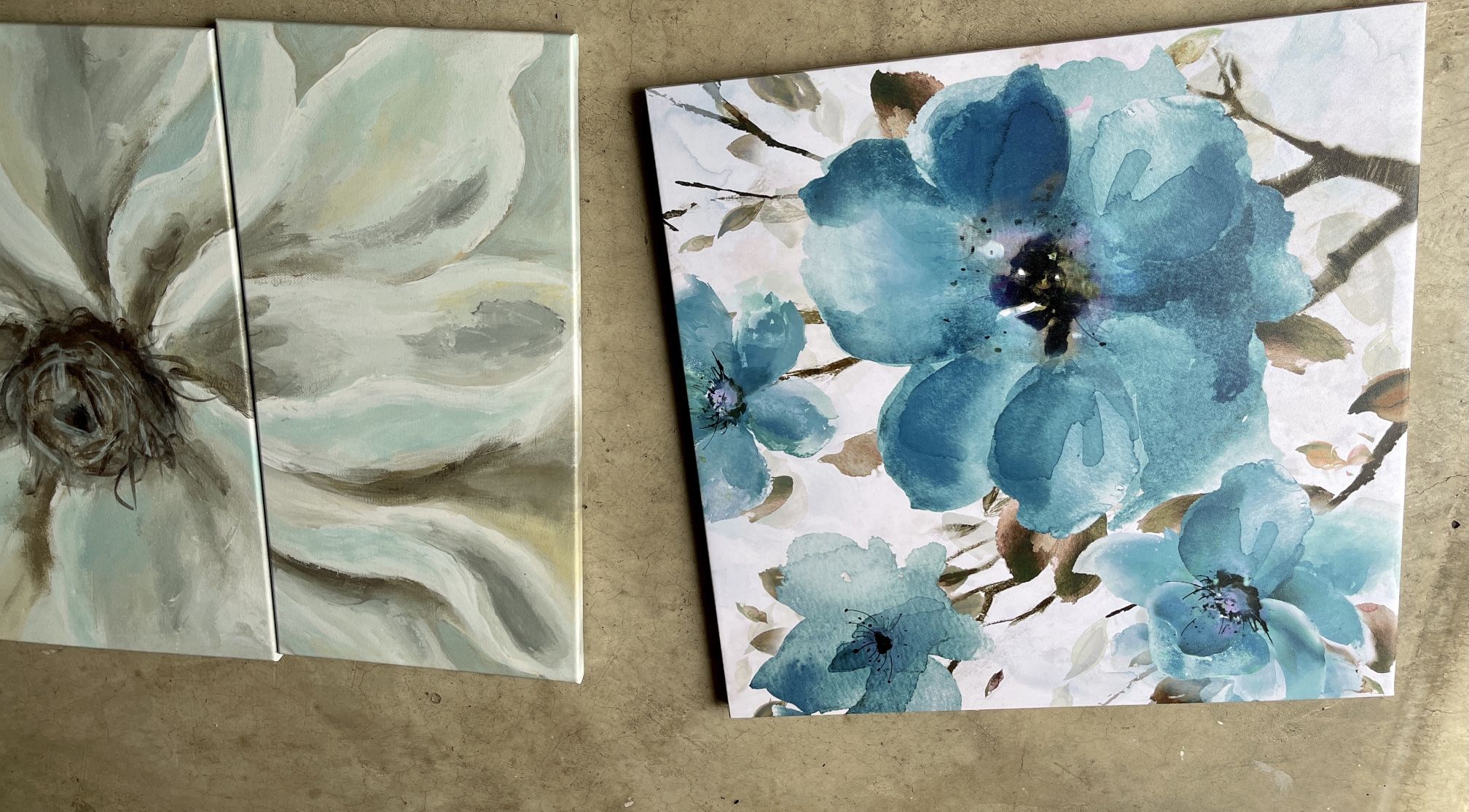 Cuadro De Flor Azul