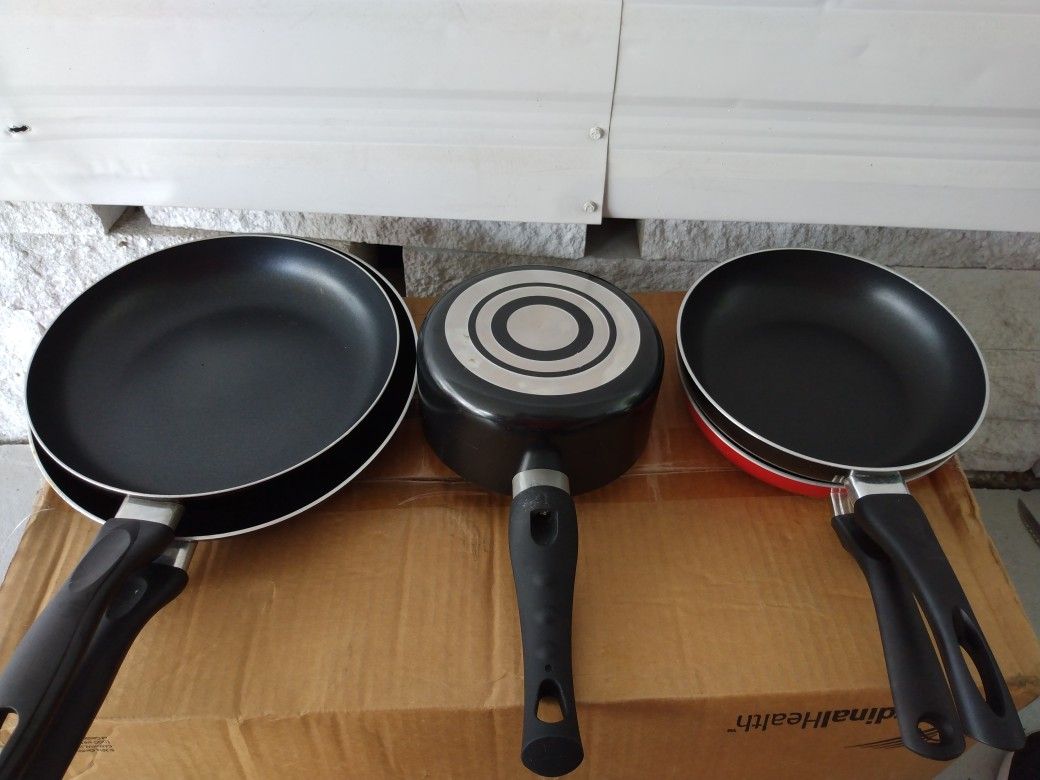Variety Of Different Size Pans
