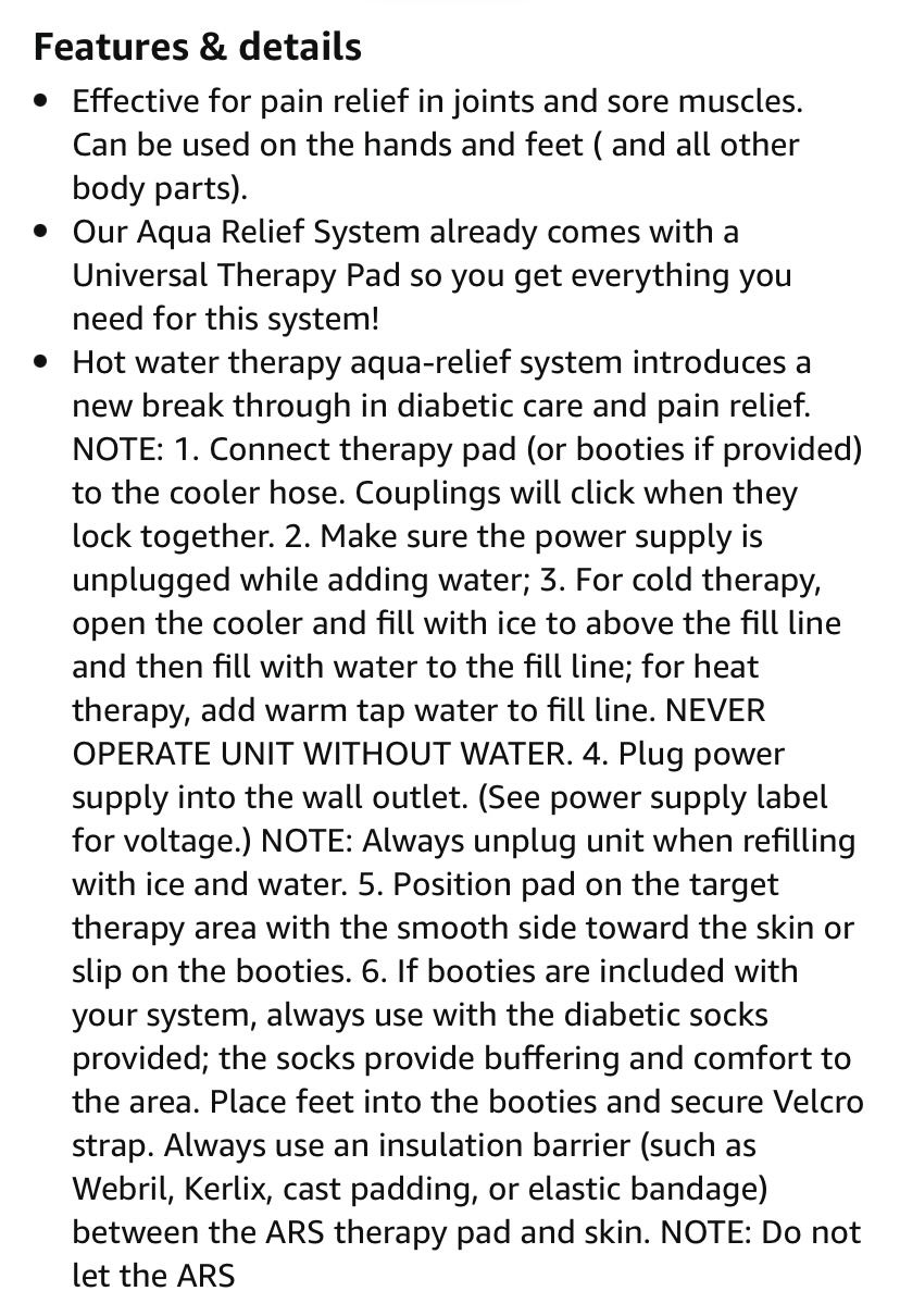 Aqua Relief System