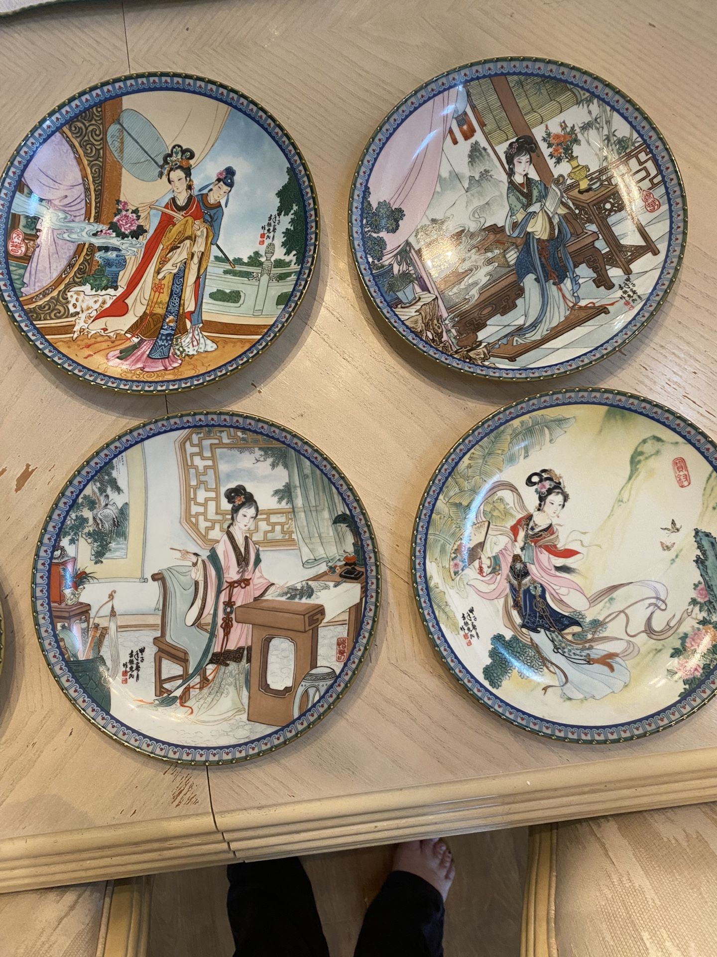 Japanese Imperial jingdezhan porcelain Plates