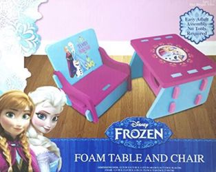Disney Frozen Foam Table And Chair Set Thumbnail