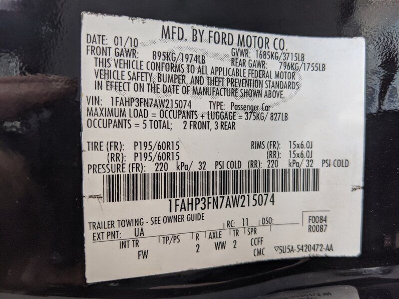 2010 Ford Focus SE