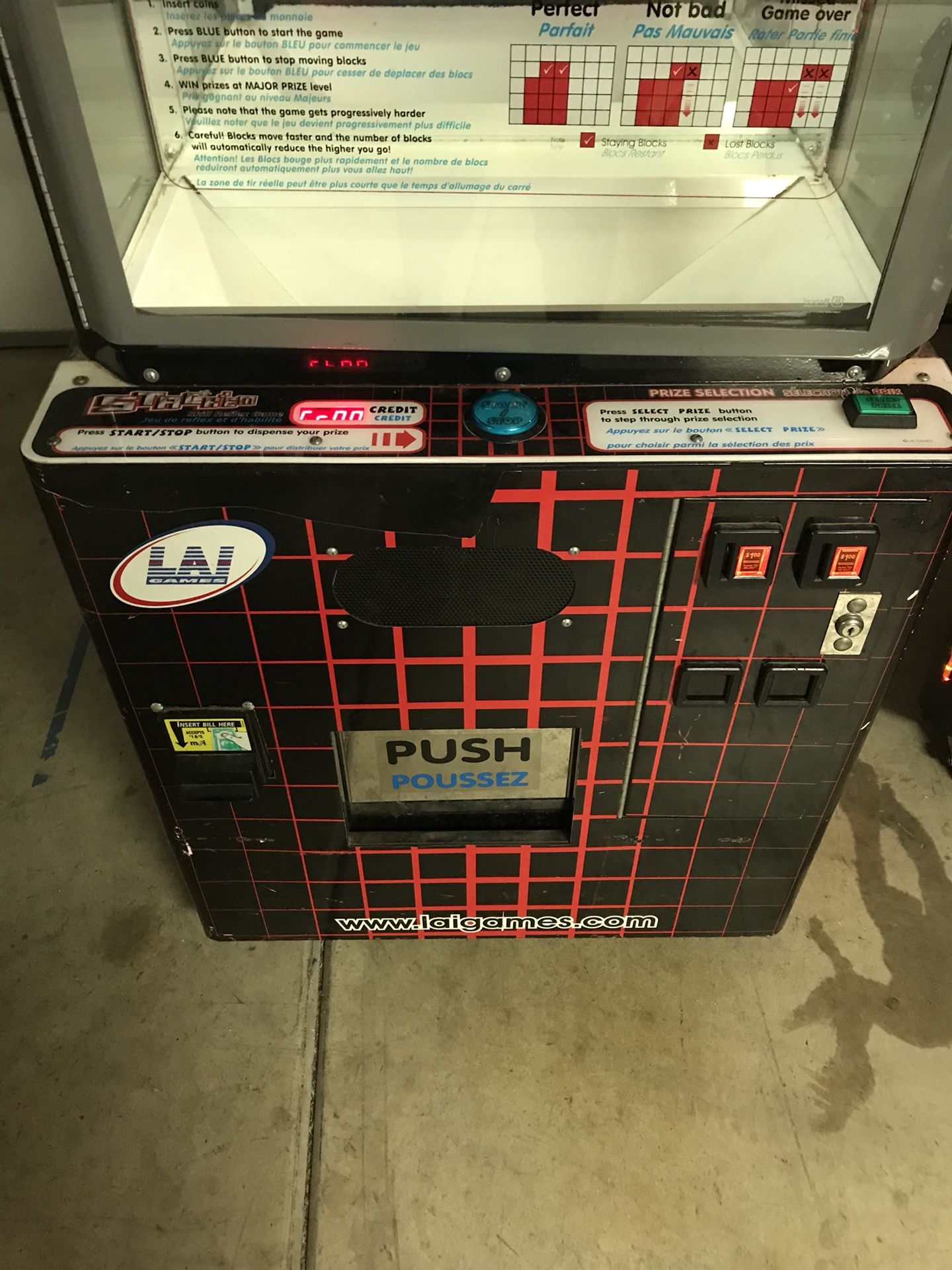 LAI STACK'EM SKILL PRIZE ARCADE GAME for Sale in Phoenix, AZ - OfferUp