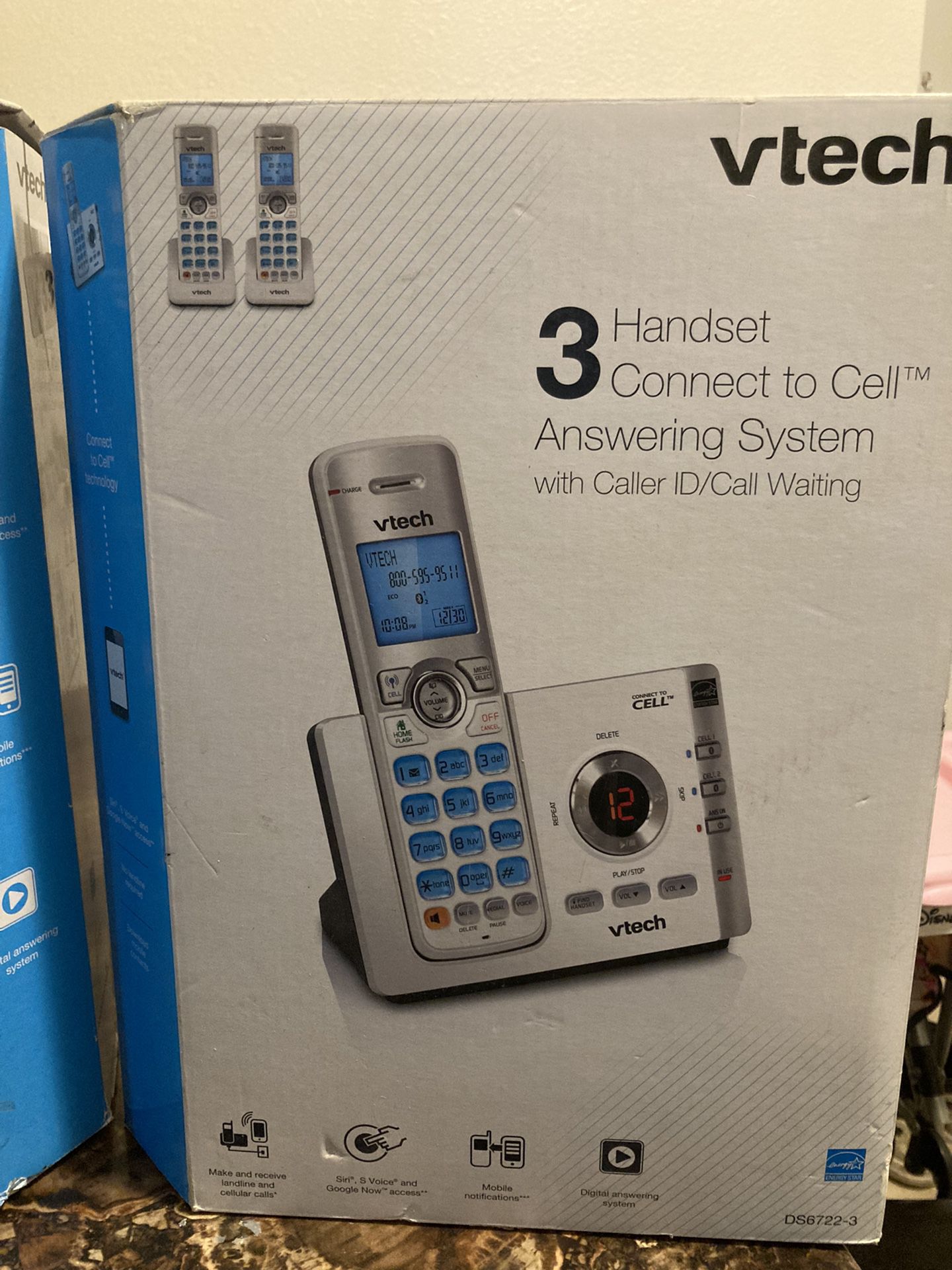 Vtech 3 Handset Connect To Cell Answering System 