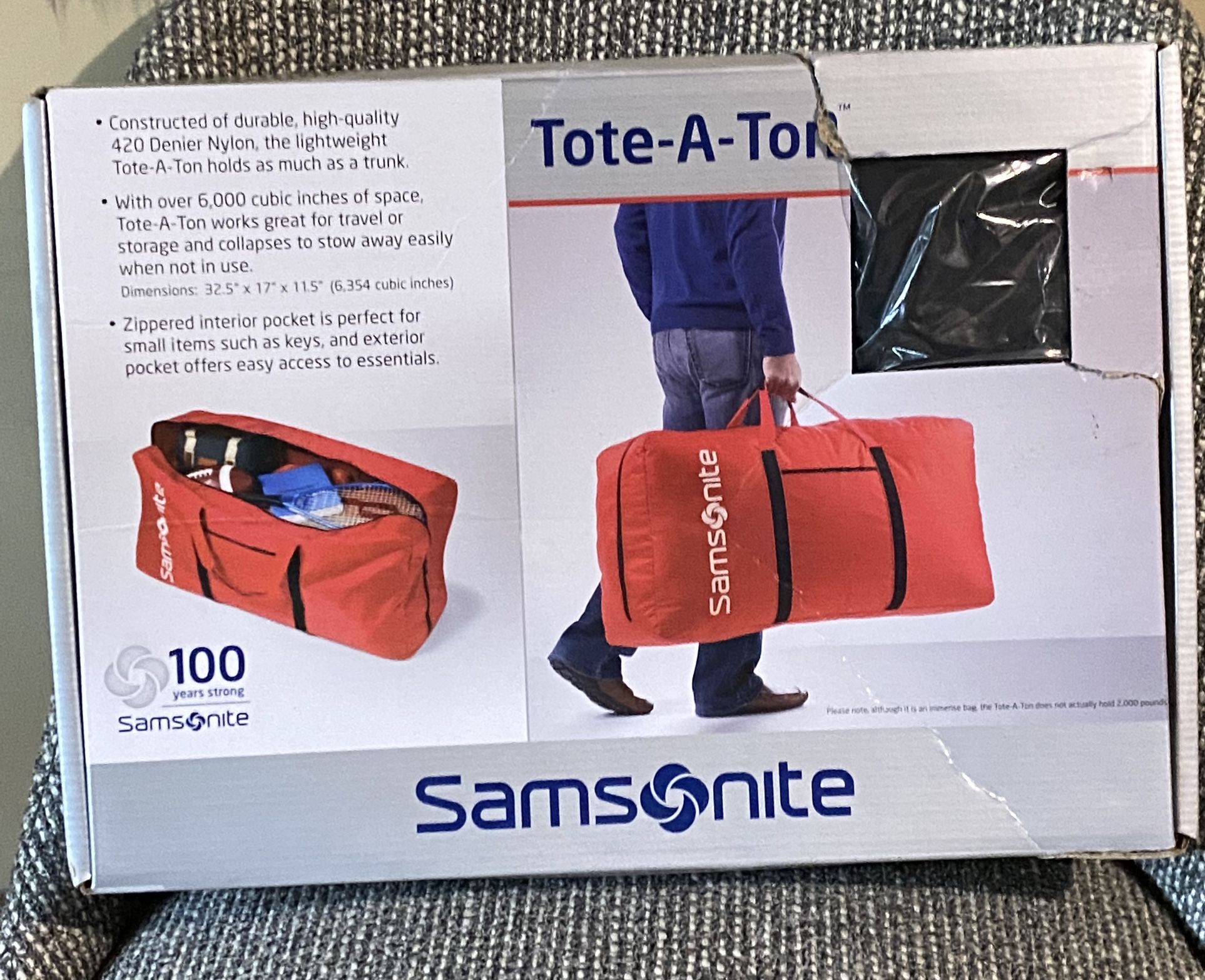 Samsonite Tote-a-Ton Bag in Black