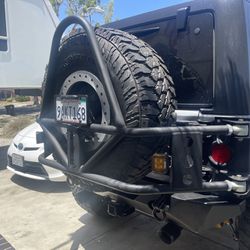 Jeep Wrangler JK Evo Spare Tire Carrier Poison Spyder Bumper Thumbnail