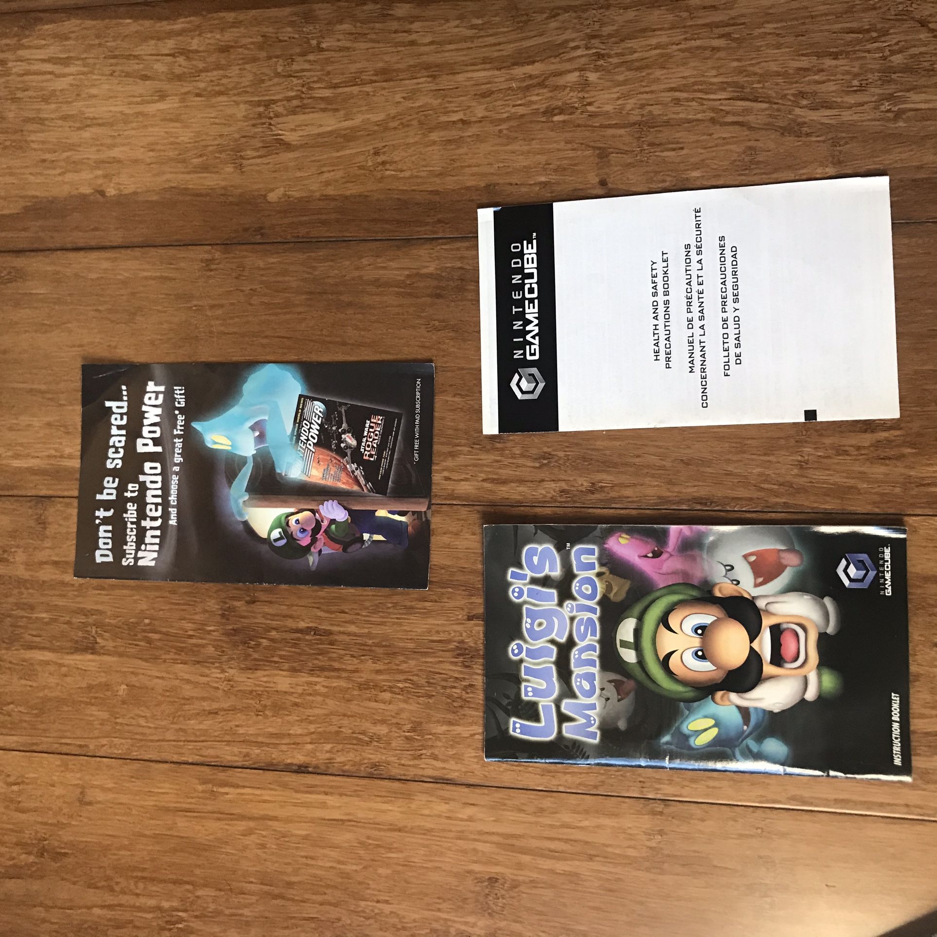 GameCube Games Mario Kart Luigis Mansion