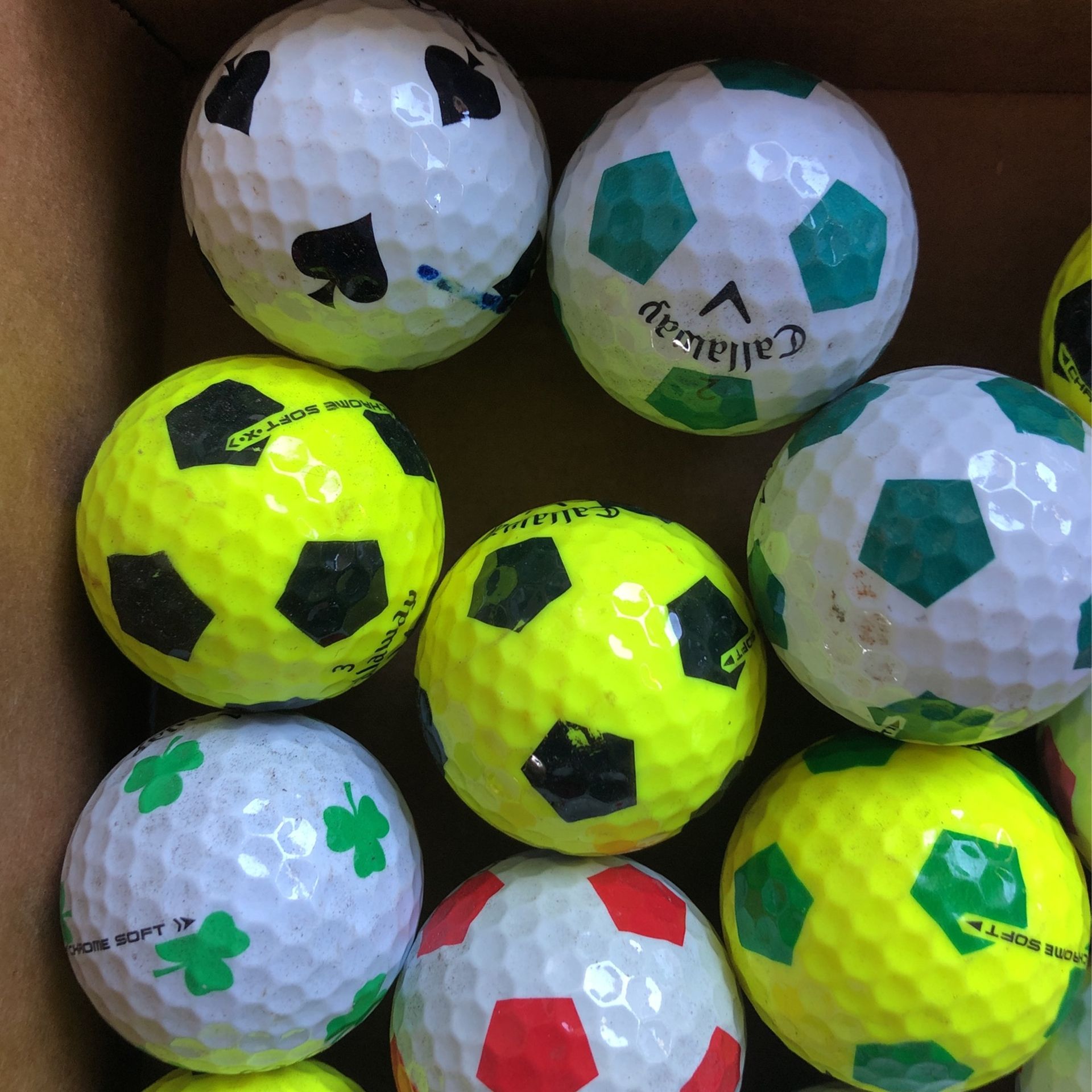 Box Of Callaway Truvis Golf Balls 18 Toal