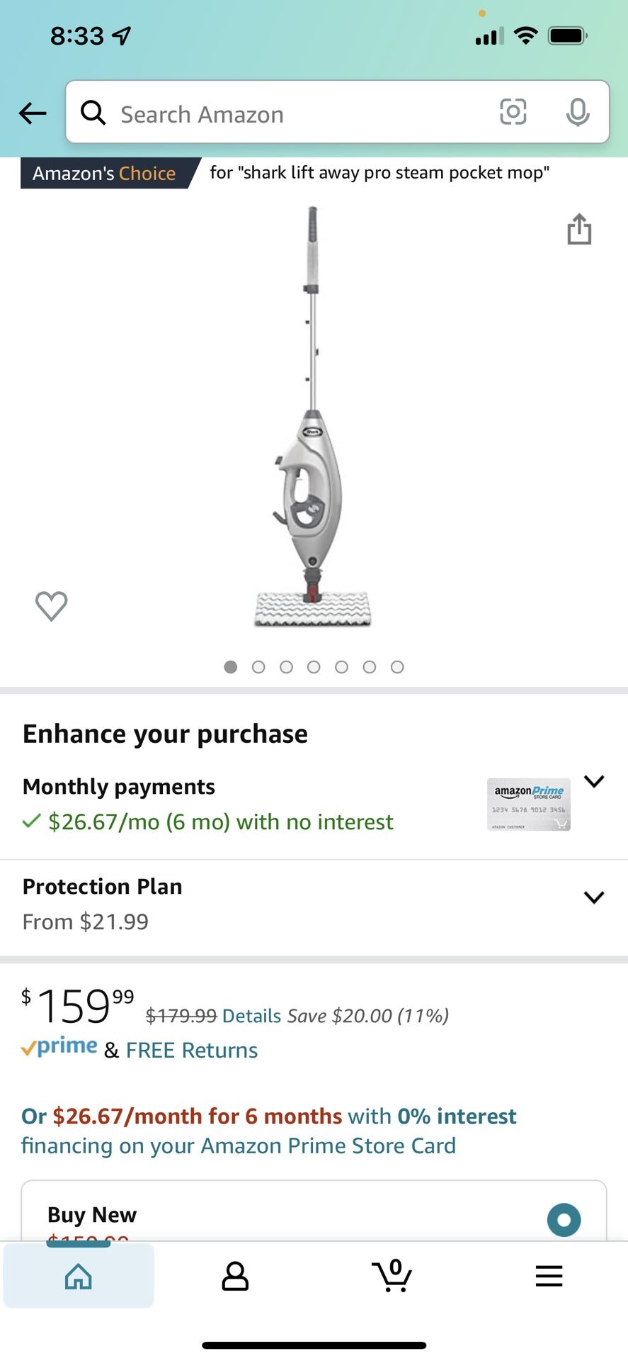 Shark Pro Steam Pocket Mop