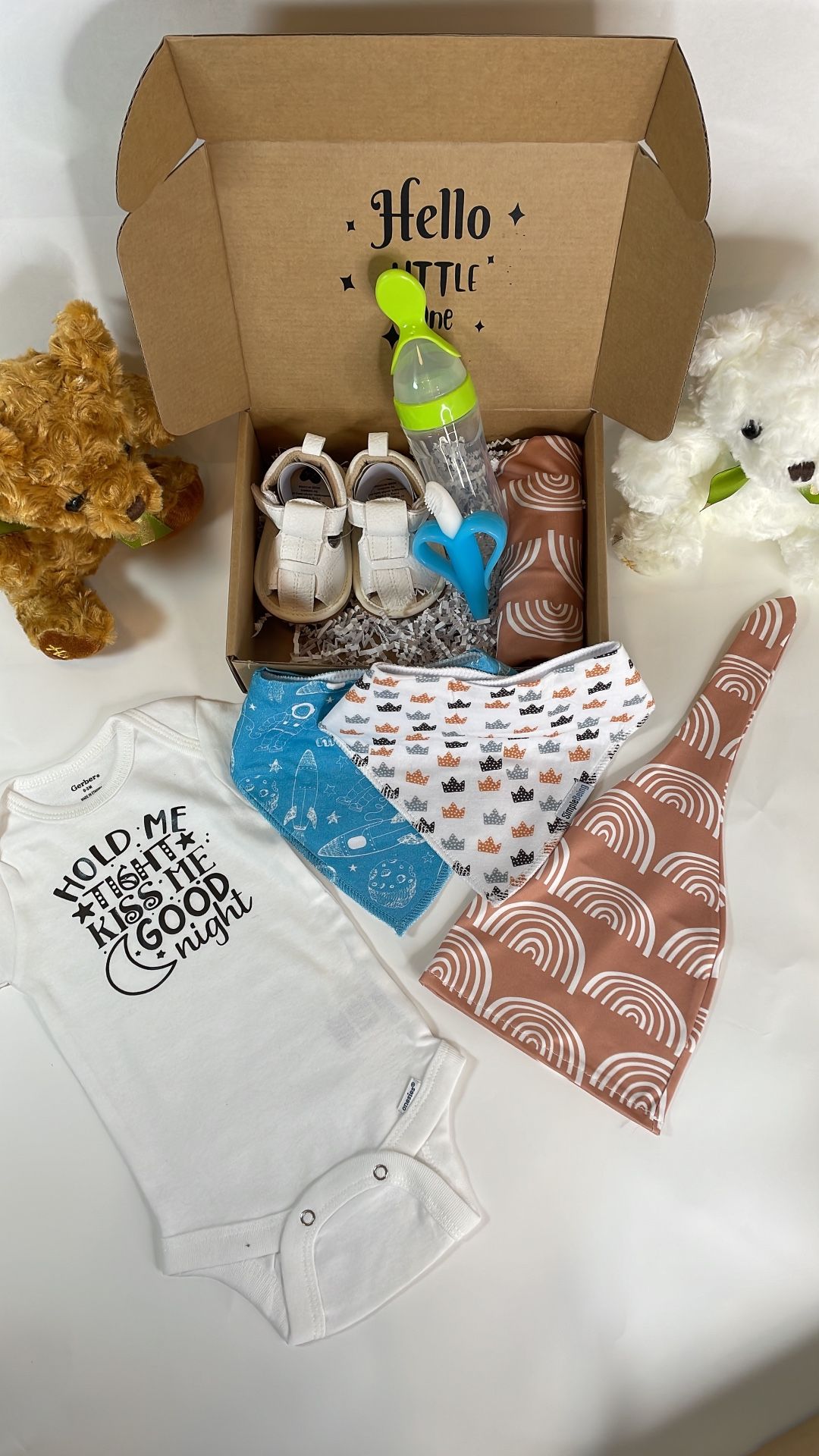 8pc Swaddle Receiving/Coming Home Set