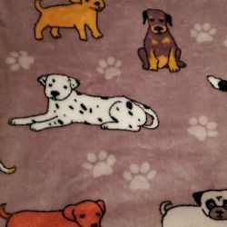 Doggy Pattern Lap Blanket Thumbnail