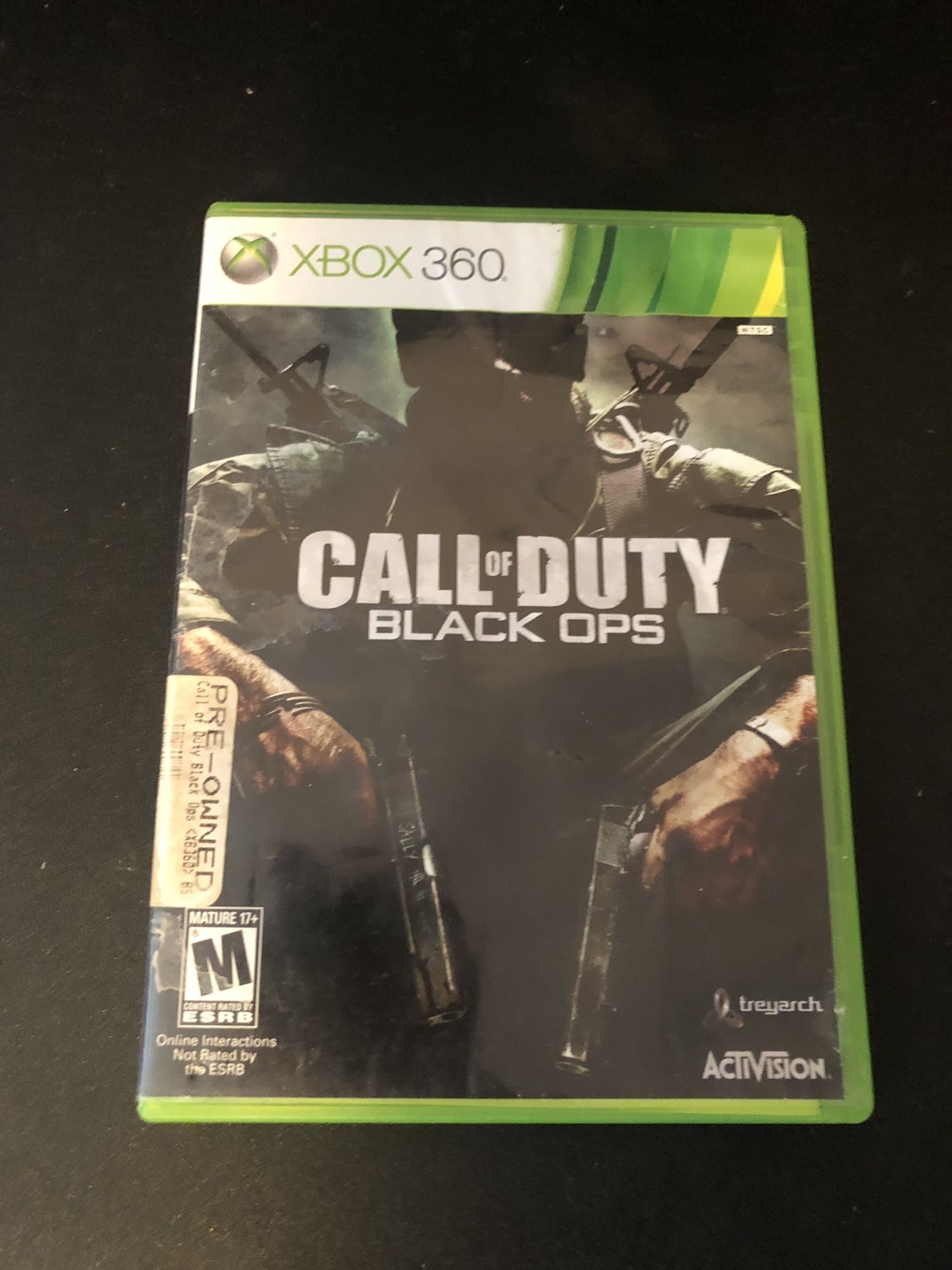 Call of Duty Black Ops 1 Xbox 360 Complete w/manuals for Sale in ...