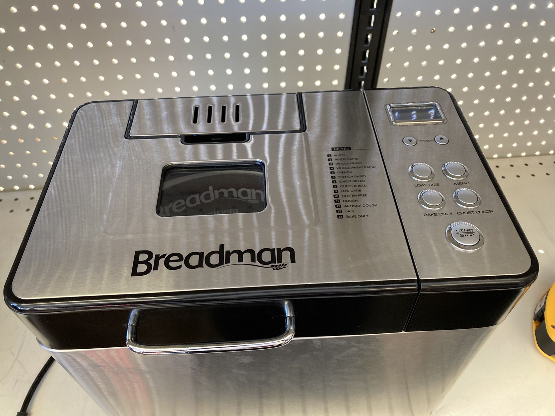Breadman 2 lb Professional Bread Maker, Stainless Steel, BK1050S