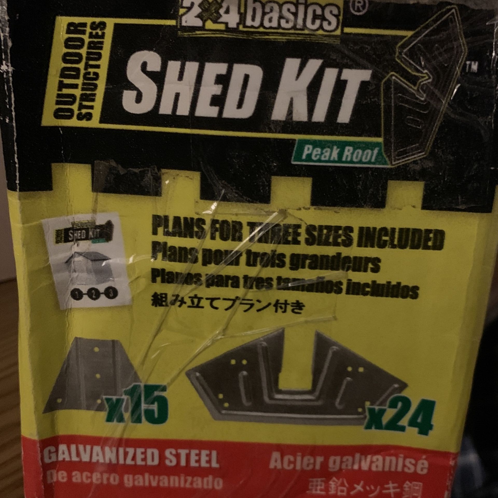 2 X 4 BASICS SHED KIT COMPLETE