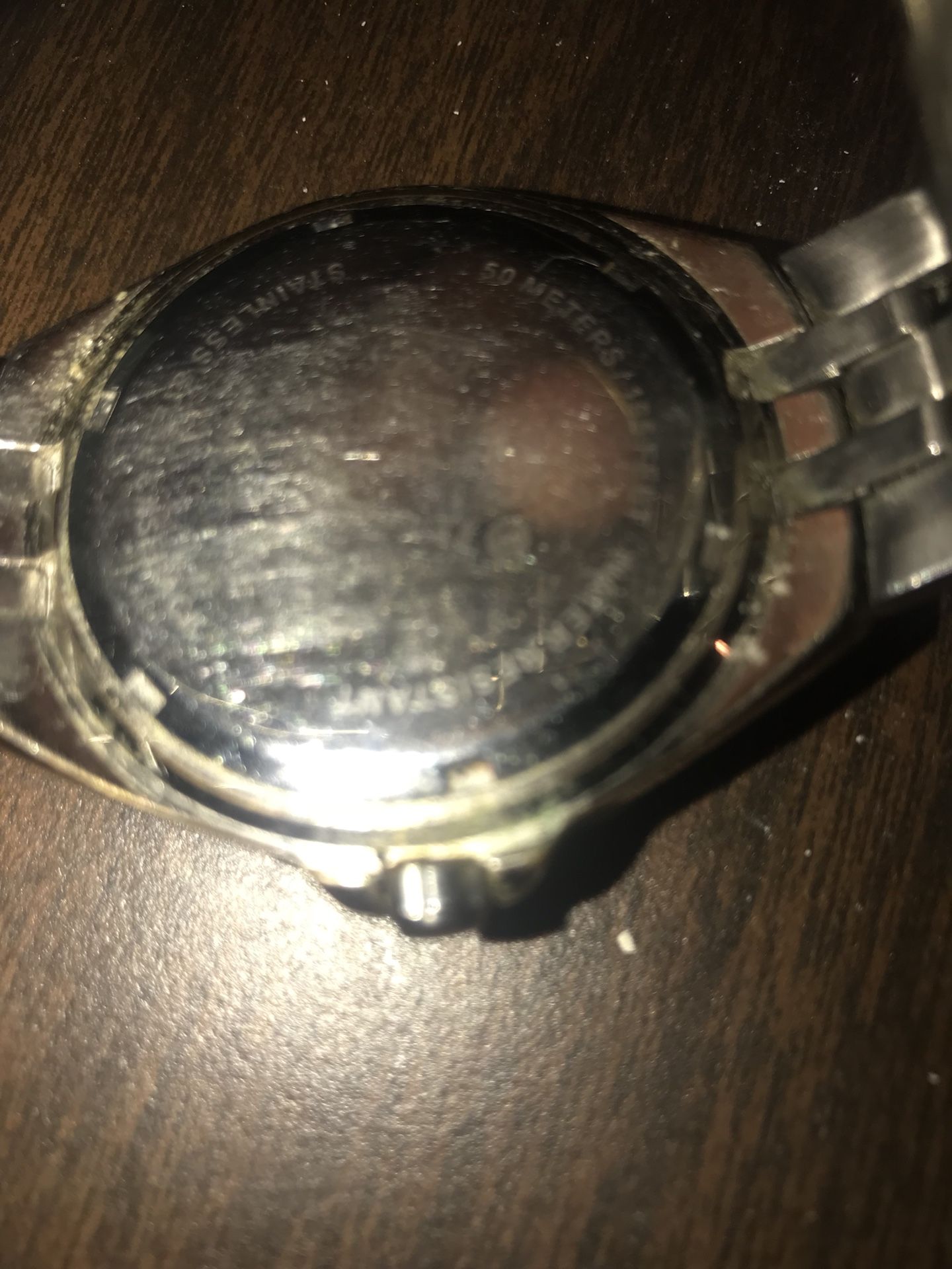 Men’s Relic Silver Watch. NEEDS New Battery