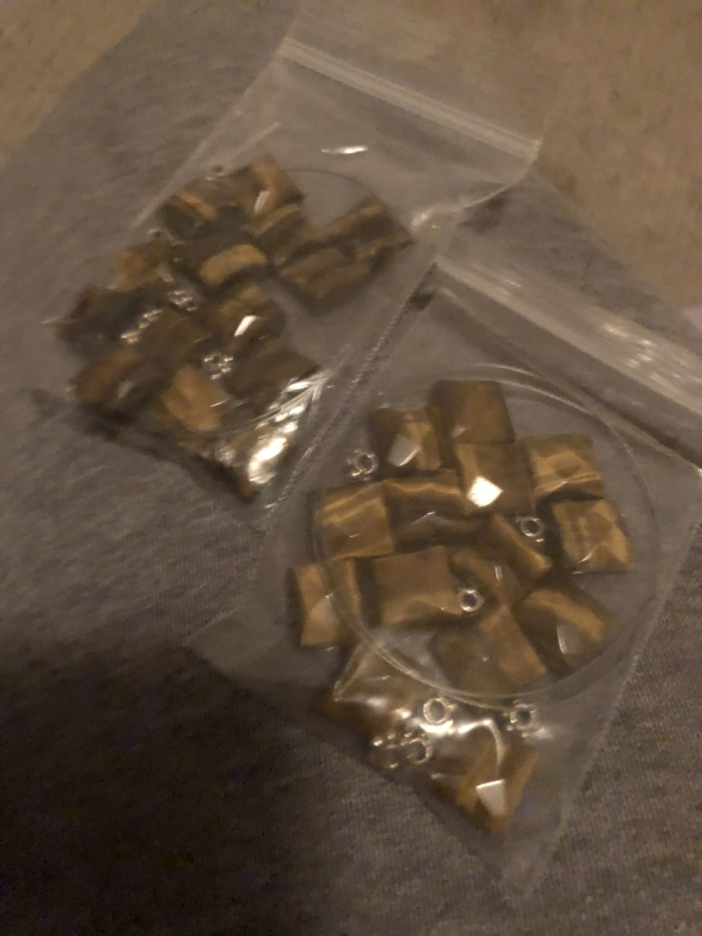 Tigers Eye Drilled Beads