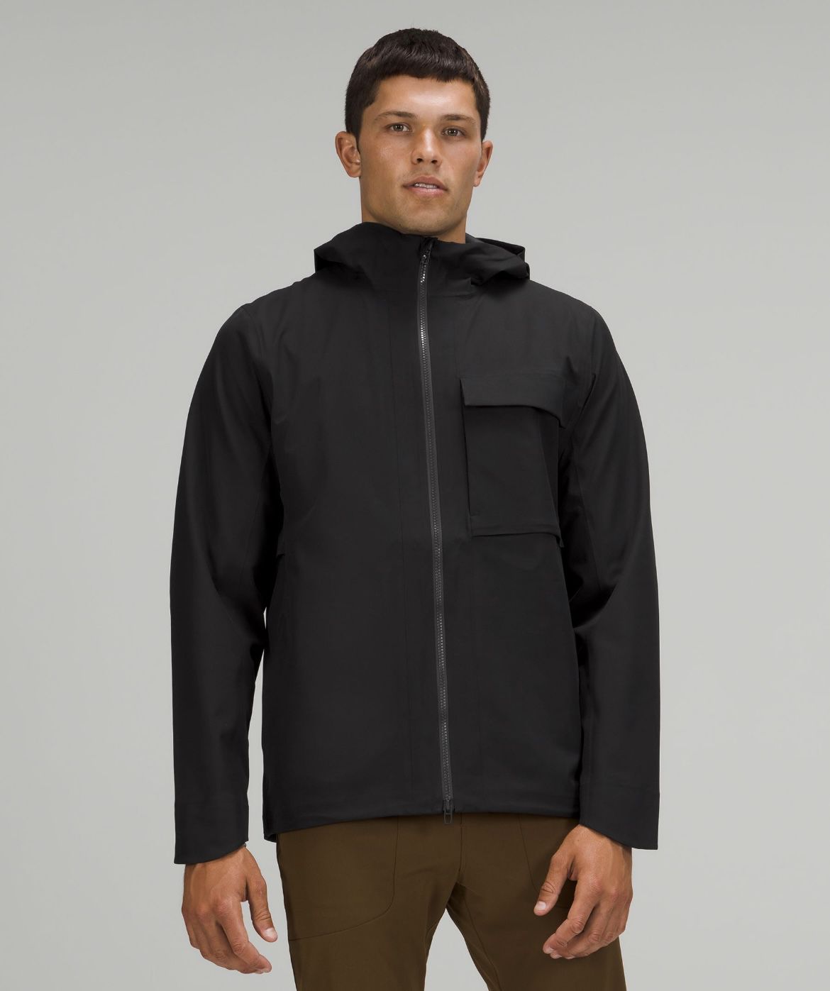 NWT Lululemon Men’s Outpour StretchSeal Jacket in Black