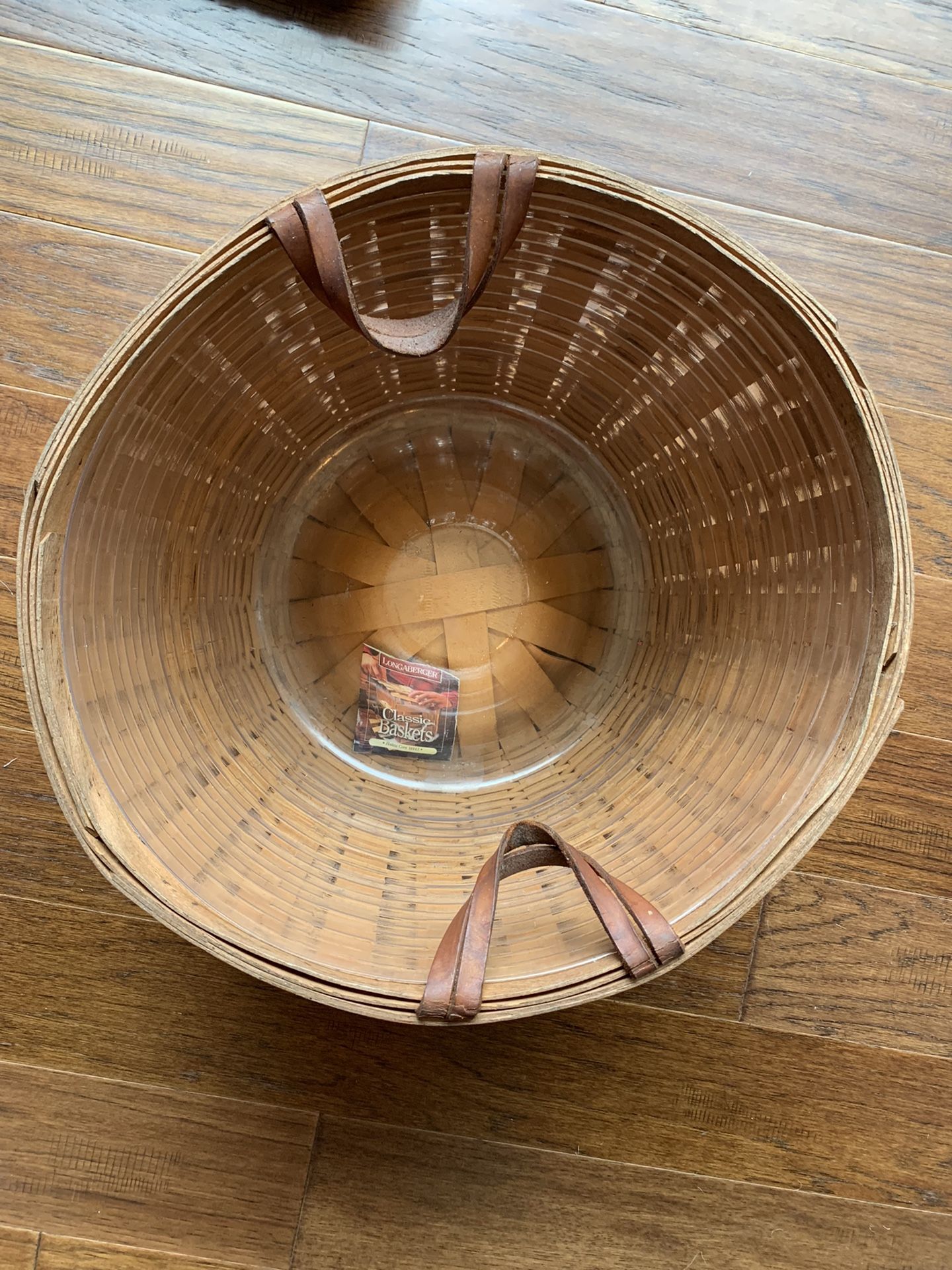 1998 Longaberger Hostess Corn Basket & Protector