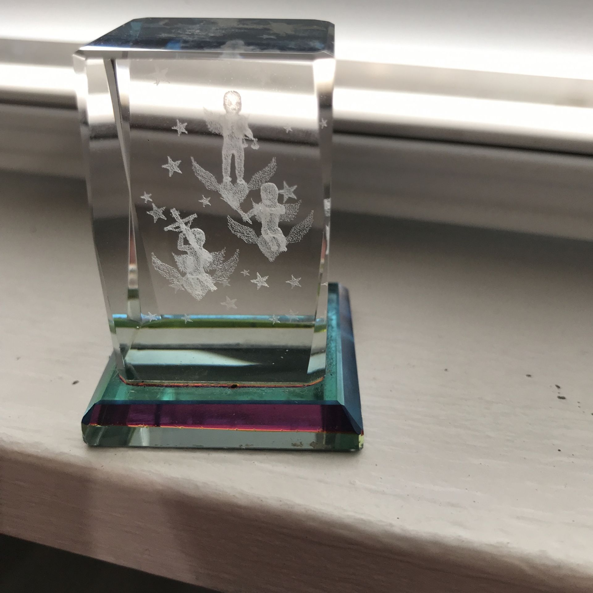 Crystal Glass 3D Laser Cube