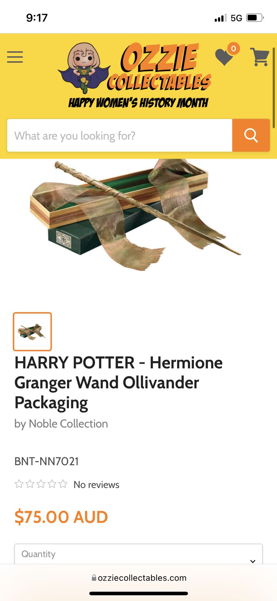 Harry Potter Collectible Wand 
