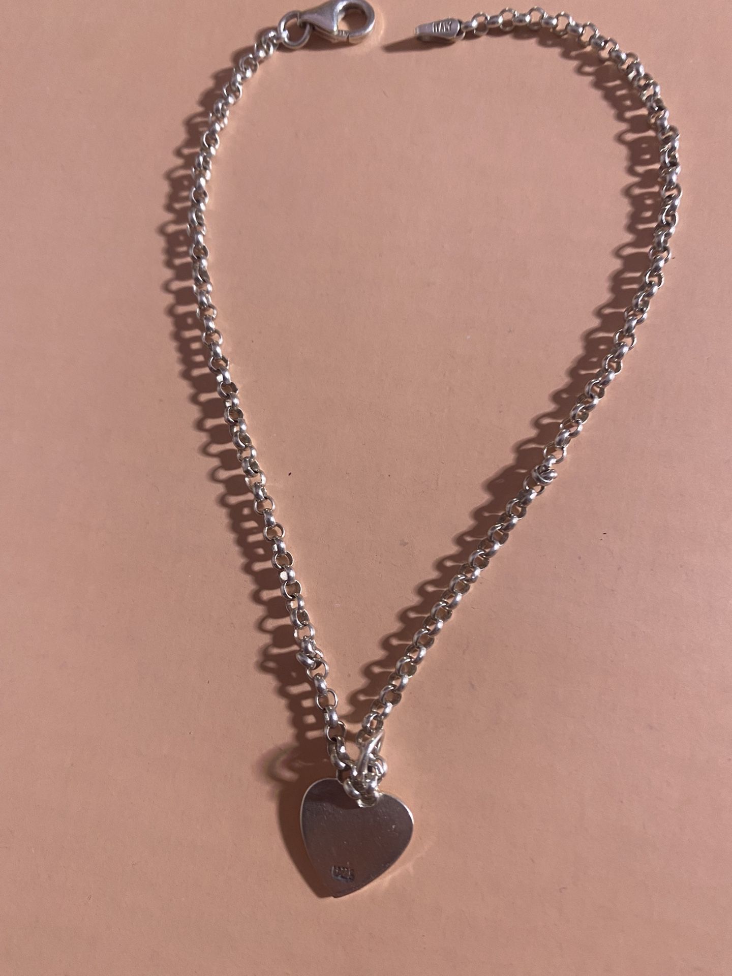 Silver haert Ankle 925 ITAAN