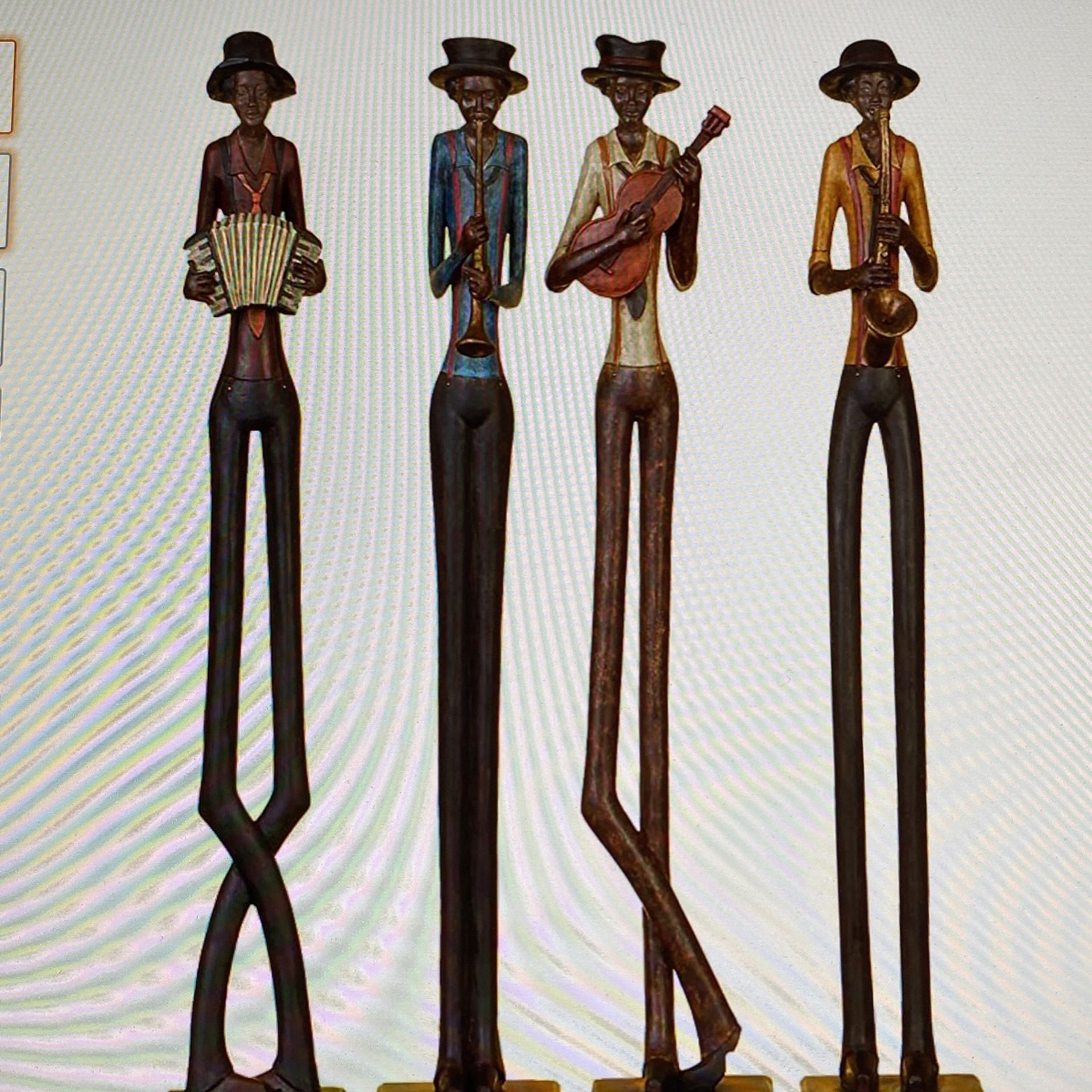 African Band Statues 40”