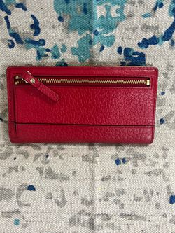 Kate Spade Wallet - Red - Preloved But In Great Condition Thumbnail