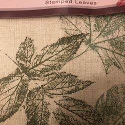 Table Runner Stamped Leaves 72 In Thumbnail