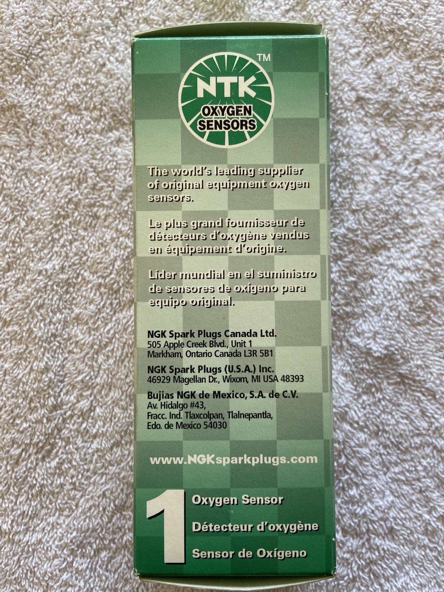 NTK Oxygen Sensors 24545 NGK Oxygen Sensor - NGK/NTK Packaging