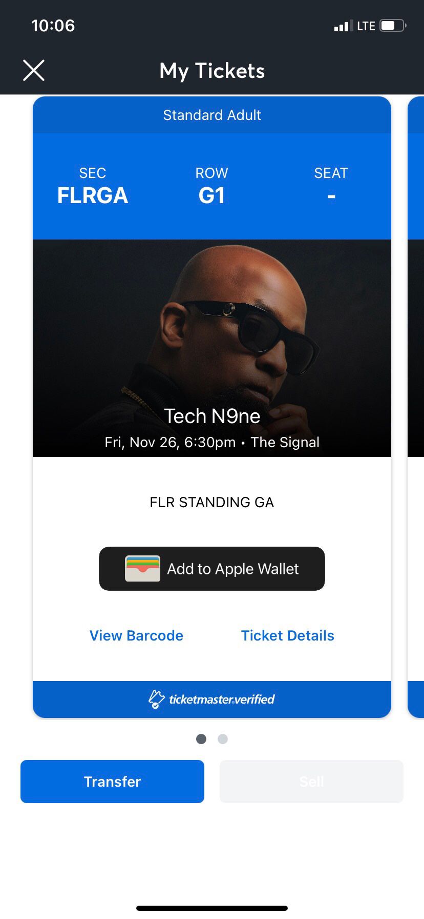 TWO TICKETS TO TECH N9ne CONCERT 6PM IN CHATTANOOGA 
