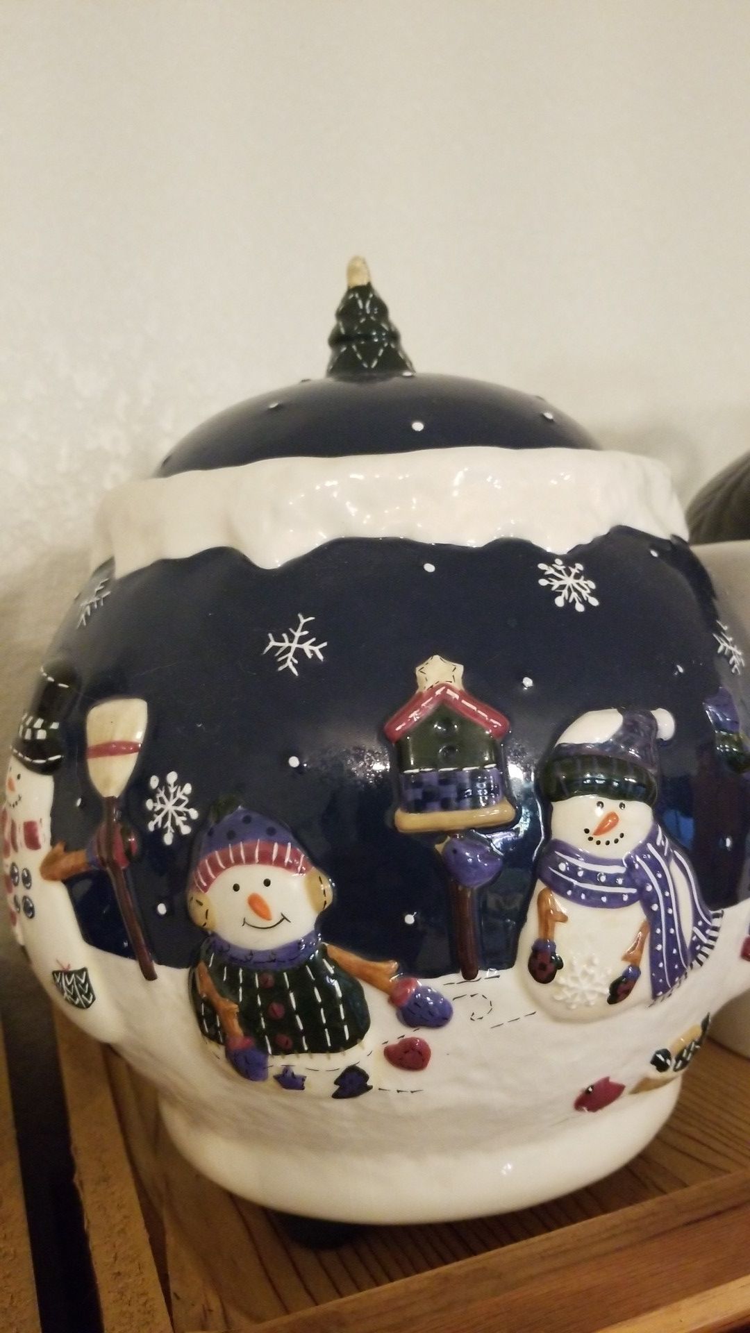 Winterland Cookie Jar