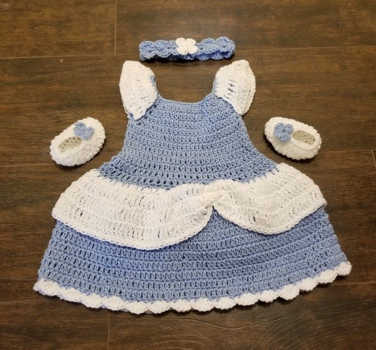Cinderella dress With Wig Outfit Photo Prop Disney Baby