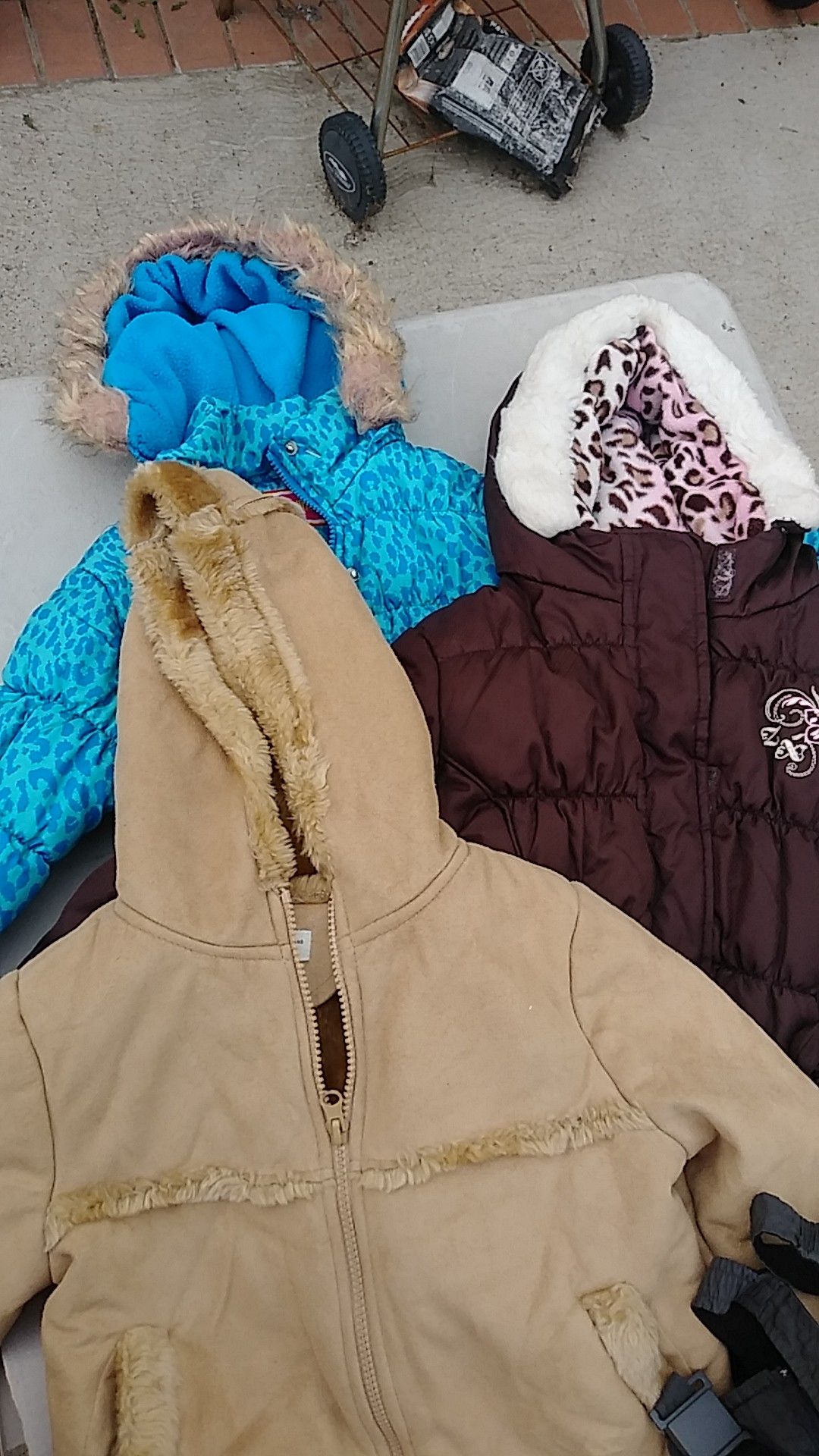 Snow overalls, pants and jackets size 4 toddlers