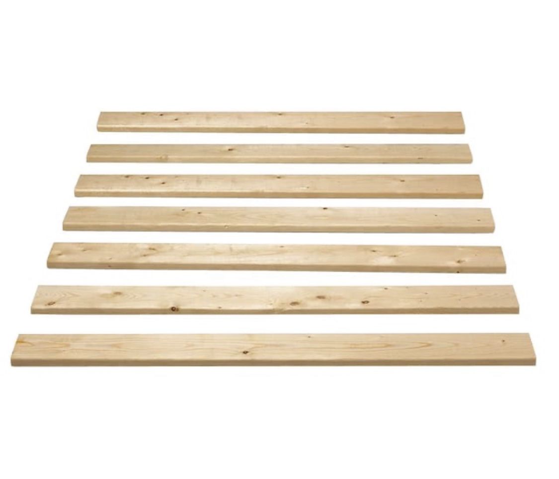 *BUNKIE BOARD REPLACEMENT* (2x) Todd Collection 13-pc Bunk Board Slats - B27-SL(MTL) - 26 Pieces Total - 39”x2.75”x0.75” - Open Box, never used