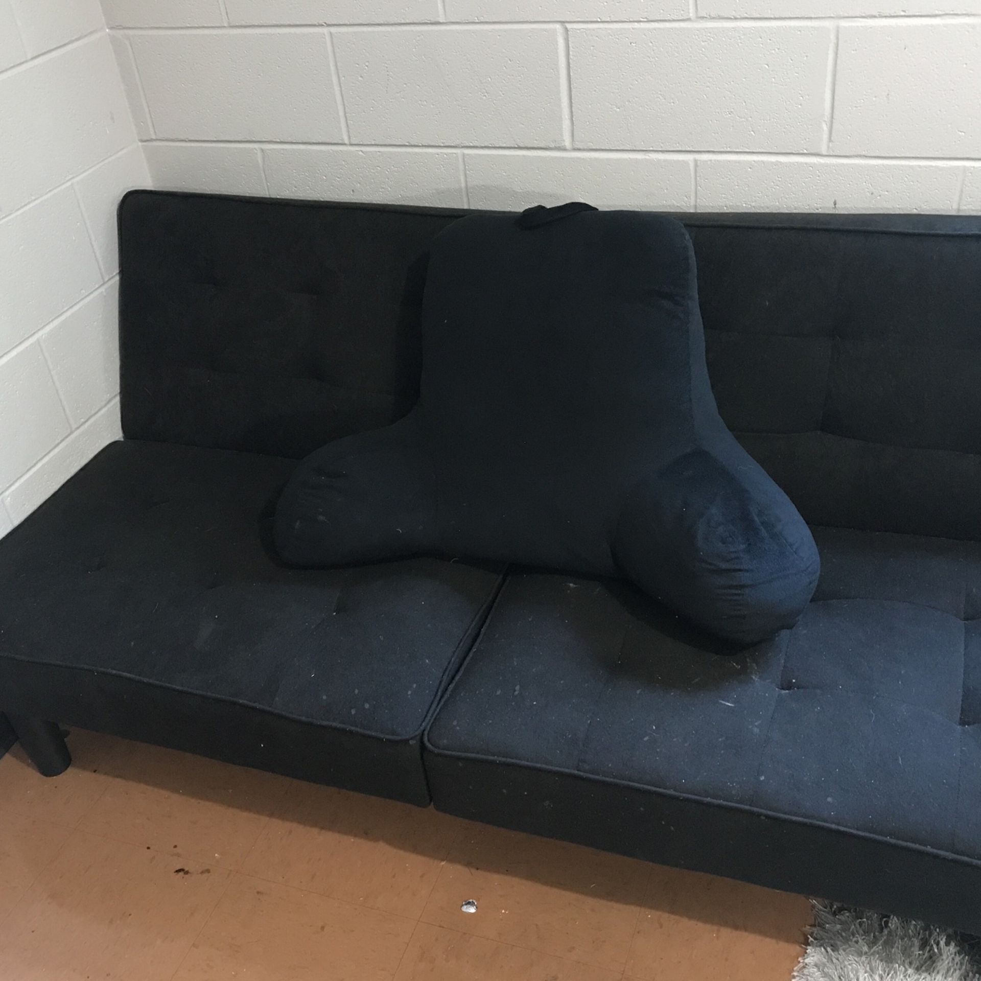 Futon Couch And Backrest Pillow