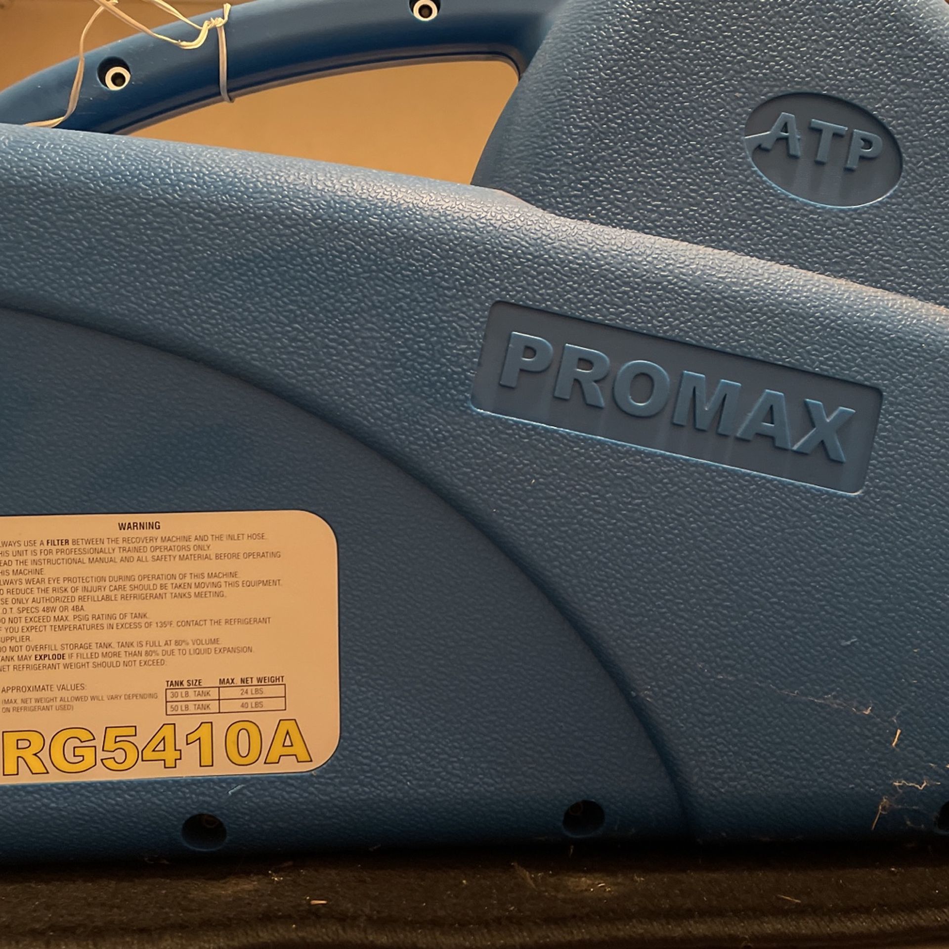 Freon Recovery Unit , Used Maybe Twice Excellent Condition.