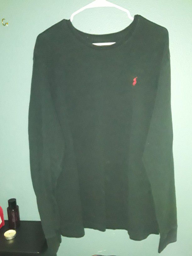 Ralph Lauren Polo Black Long Sleeve Shirt