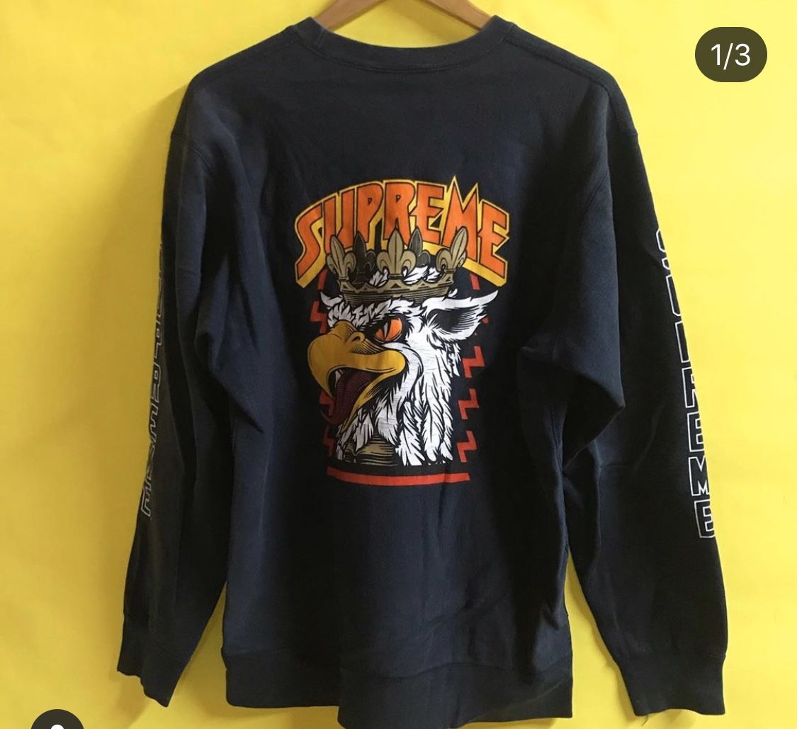 Supreme navy crewneck