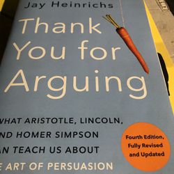 Jay Heinrichs “thank You For Arguing” Thumbnail