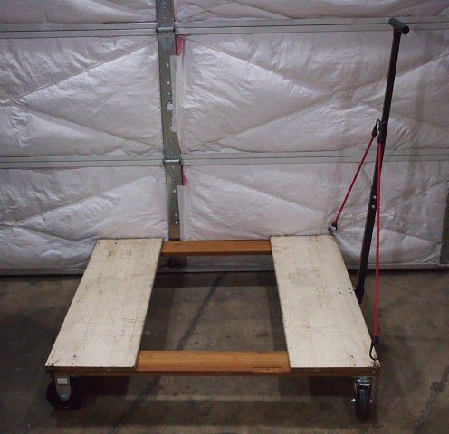 36"x40" platform dolly swivel-handle hand truck cart moving movers wheel wheeled