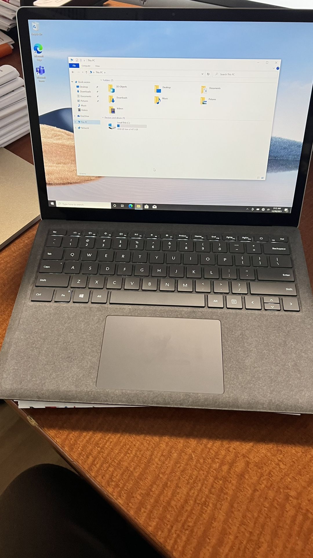 Microsoft surface Pro laptop Gen 4 i7