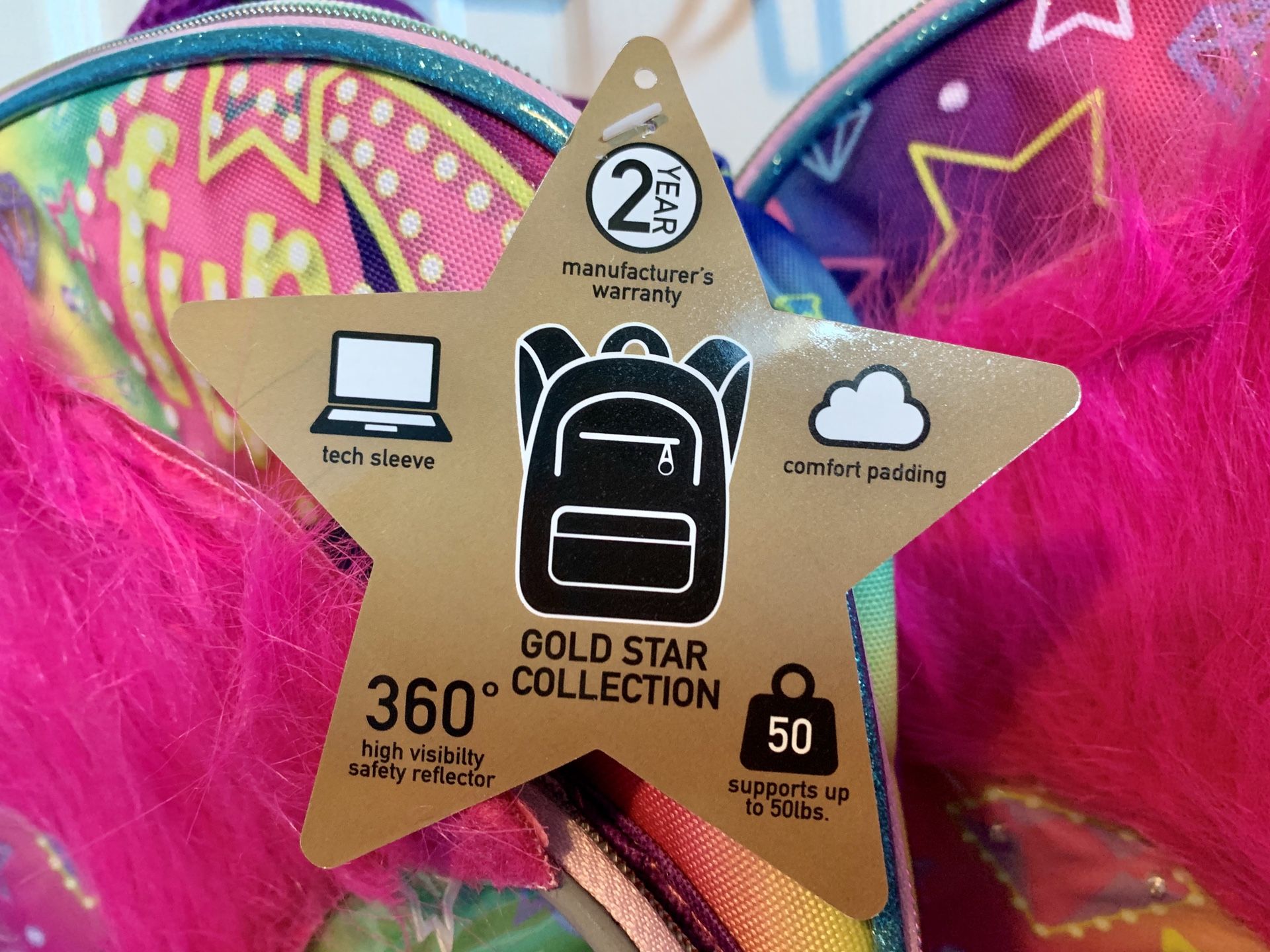 Dreamworks Trolls Large 3D Light Up Backpack