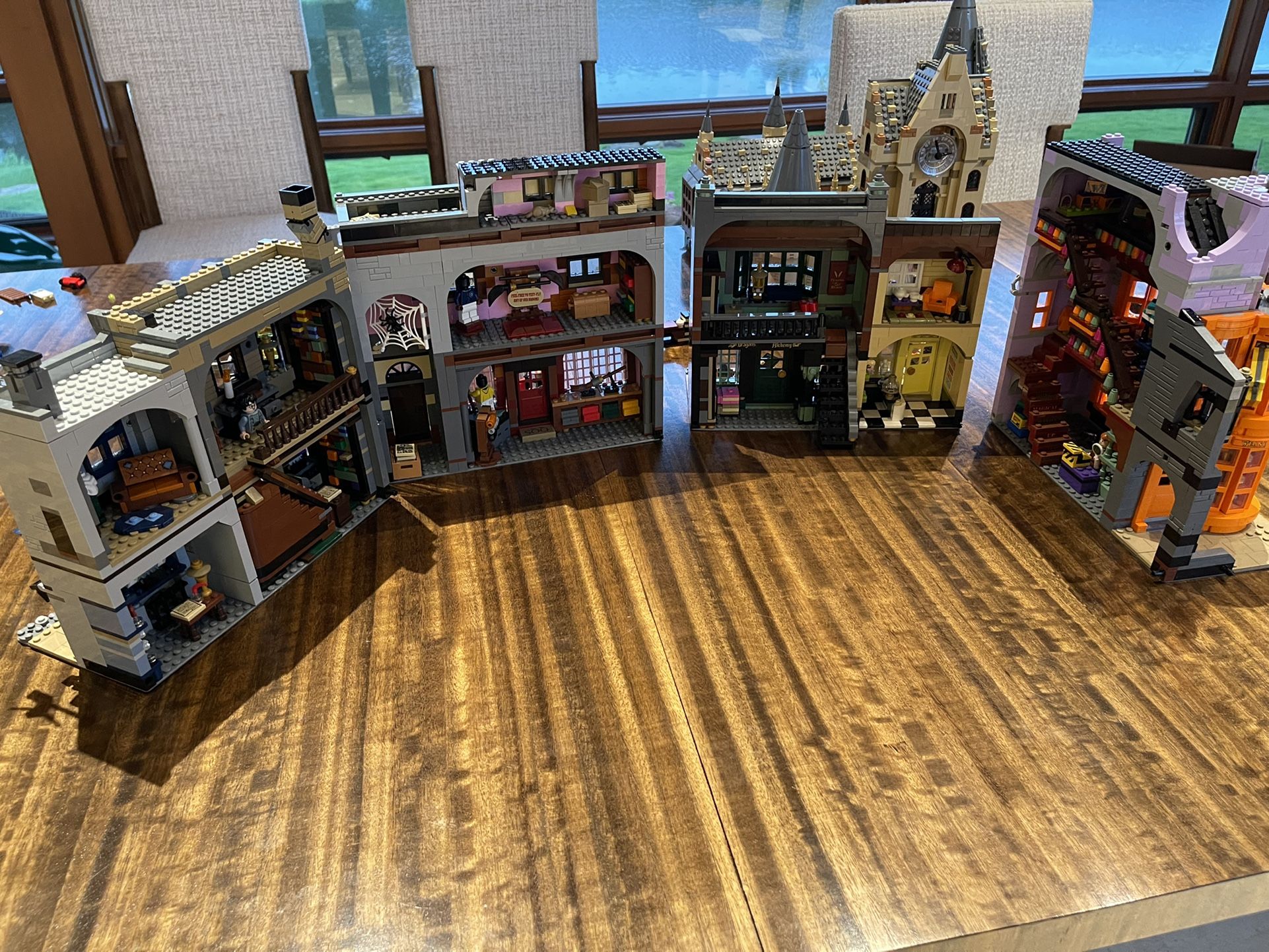 Assembled Harry Potter Diagon Alley Lego Set