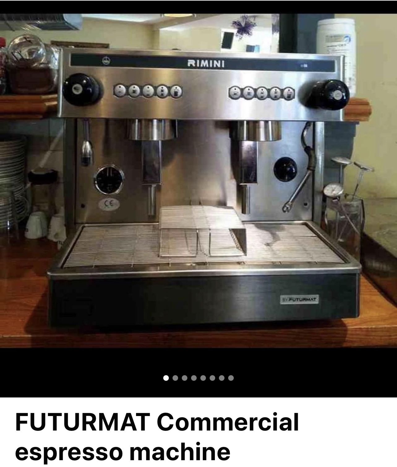 FUTURMAT Commercial Espresso Machine