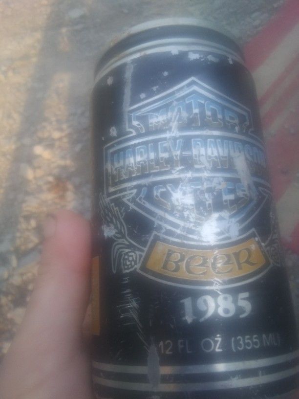 Harley Davidson Beer Can