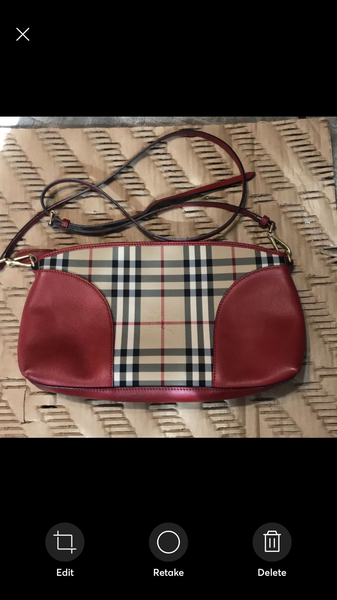 Burberry Chichester Crossbody Bag Horseferry Check Canvas