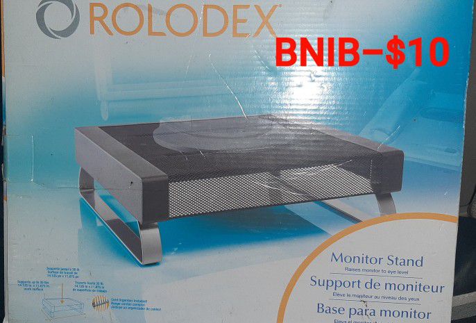 ROLODEX MESH MONITOR STAND