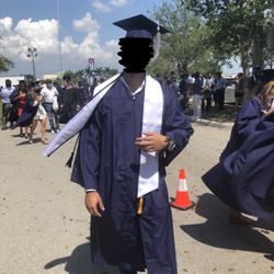 Navy Blue Cap and Gown  Thumbnail