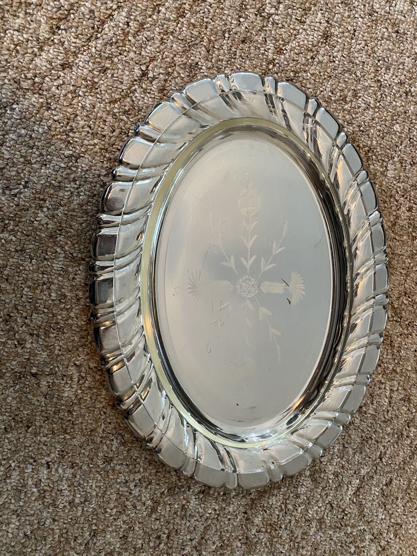 Pyrex serving platter
